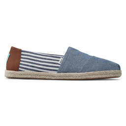 

Еспадрильї Toms Alpargata Rope 10016291 Navy Chambray/Stripes, Голубий