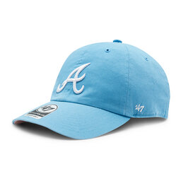 47 Brand Șapcă 47 Brand MLB Atlanta Braves Double Under '47 CLEAN UP BCWS-DBLUN01GWS-CO95 Columbia