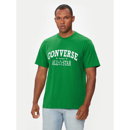 Converse Converse T-Shirt M Retro Chuck Vintage Tee 10026458-A01 Πράσινο Regular Fit