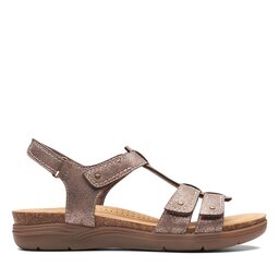 

Босоніжки Clarks April Cove 26171133 Bronze Metallic, Коричневий