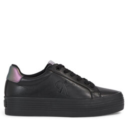 

Снікерcи Calvin Klein Jeans Bold Vulc Flatf Laceup Lth Wn YW0YW01144 Black/Amethyst 0GU, Чорний