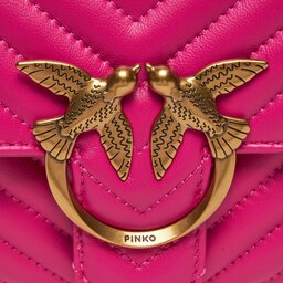 

Сумка Pinko Love Lady Puff Mini Cl AI 23-24 PLTT 100044 A0GK Pink Pinko N17Q, Рожевий