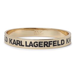 KARL LAGERFELD Náramek KARL LAGERFELD 230W3921 Black/Gold