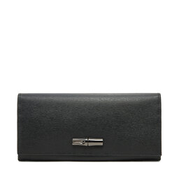Longchamp Duży Portfel Damski Longchamp 044871 Czarny