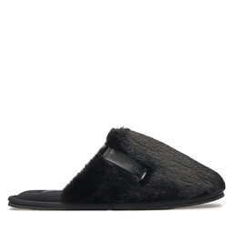 Calvin Klein Jeans Kapcie Calvin Klein Jeans Hotel Slipper Fur After Glow YW0YW01593 Czarny