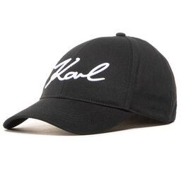 KARL LAGERFELD Kepurė su snapeliu KARL LAGERFELD 205W3405 Black 999