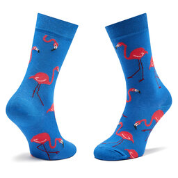 

Високі шкарпетки unisex Funny Socks Flamingos SM1/02 Голубий