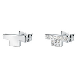Trussardi Обици Trussardi TJAXC36 Сребрист