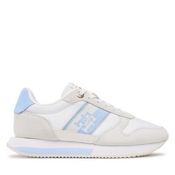 

Снікерcи Tommy Hilfiger Runner With Th Webbing FW0FW06948 Vessel Blue C1Z, Білий