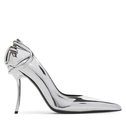Diesel Pantofi cu toc subțire Diesel D-Ten&Half P Y03426P1660 Argintiu