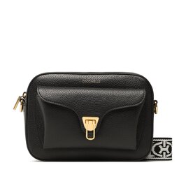 Coccinelle Geantă Coccinelle NOF Coccinelle Beat Soft Ribb E1 NOF 15 02 01 Negru