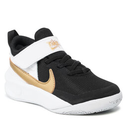 Nike Обувь Nike Team Hustle D 10 (Ps) CW6736 002 Black/Metalic Gold/White