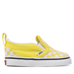 

Кросівки Vans Classic Slip-On VN000UBSABP1 (Checkerboard) Blazing Yellow, Жовтий