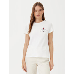 Vero Moda Vero Moda Camiseta Viva 10322077 Blanco Regular Fit