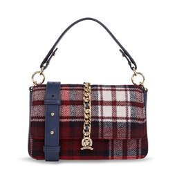 Tommy Hilfiger Handväska Tommy Hilfiger Luxe Leather Crossover Check AW0AW15873 Check 0KP