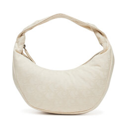 Calvin Klein Τσάντα Calvin Klein Ckj Monogram Pinched Medium Shou LV04F3206G Εκρού