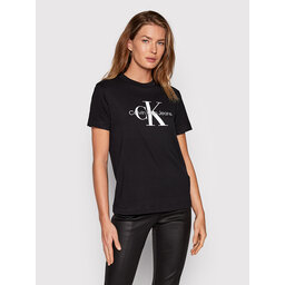 Calvin Klein Jeans Calvin Klein Jeans Marškinėliai J20J219142 Juoda Regular Fit
