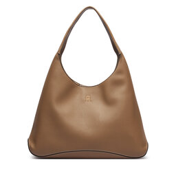 Tommy Hilfiger Handtasche Tommy Hilfiger Th Everyday Hobo AW0AW19187 Beige