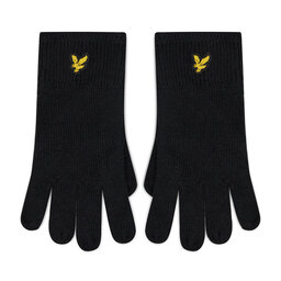 Lyle & Scott Vīriešu cimdi Lyle & Scott Racked Rib Gloves GL304CL True Black
