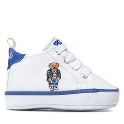 

Снікерcи Polo Ralph Lauren Quilton Bear Gore Hi RL100652 White/Royal, Білий