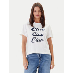 Vero Moda Vero Moda Marškinėliai Sonna 10327143 Balta Regular Fit