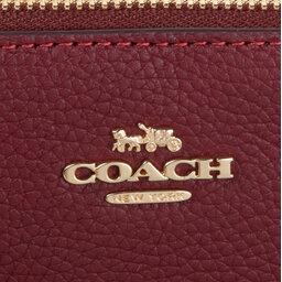 

Сумка Coach Pol Peb Sml Wrl 22952 GDDPR Gd/Deep Red, Бордовий