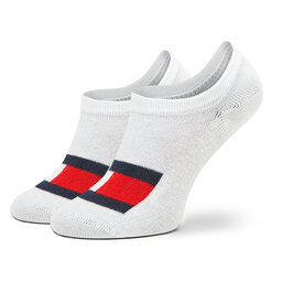 

Набір 2 пар низьких дитячих шкарпеток Tommy Hilfiger 701223779 White/Grey 031, Кольоровий