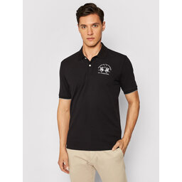 La Martina La Martina Polo CCMP01 PK001 Μαύρο Regular Fit
