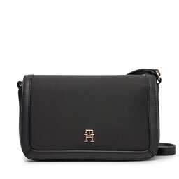 Tommy Hilfiger Ročna torba Tommy Hilfiger Th Essential S Flap Crossover AW0AW15700 Black BDS