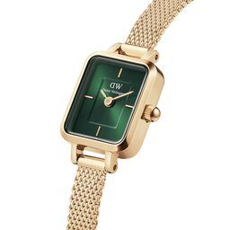 

Годинник Daniel Wellington Quadro Mini Evergold DW00100653 Gold/Gold, Золотий