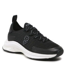 KARL LAGERFELD Sneakersy KARL LAGERFELD KL63160 Black Knit Textile