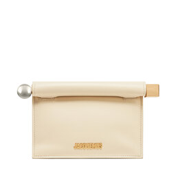 JACQUEMUS Borsetta JACQUEMUS La Petite Pochette Rond C 241BA392-3171 Écru
