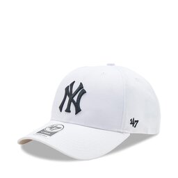 47 Brand Czapka z daszkiem 47 Brand MLB New York Yankees '47 MVP SNAPBACK B-MVPSP17WBP-WHM Biały