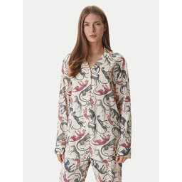 Tommy Hilfiger Tommy Hilfiger Pyjamahemd UW0UW06243 Creme