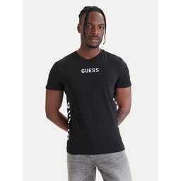 Guess Guess Футболка U6GM00 K6YW1 Чорний Regular Fit