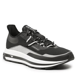EA7 Emporio Armani Sneakersy EA7 Emporio Armani X8X145 XK336 N763 Black/Silver
