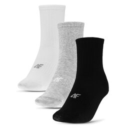 4F 3 pares de calcetines altos para niño 4F 4FJWAW23USOCM233 90S