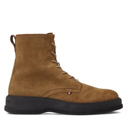 Tommy Hilfiger Ghete Tommy Hilfiger Th Everyday Core Suede Boot FM0FM04660 Maro