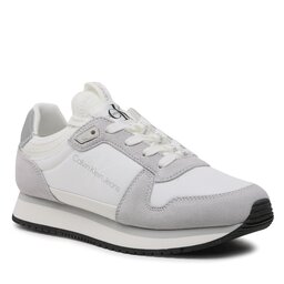 Calvin Klein Сникърси Calvin Klein Runner Sock Laceup R YW0YW01238 Bright White YBR