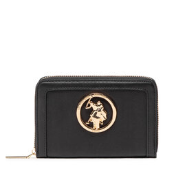 U.S. Polo Assn. Cartera grande para mujer U.S. Polo Assn. Stateside M Zip Wallet BIUS55692WVP000 Black