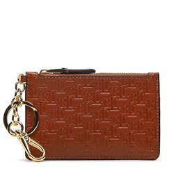 Lauren Ralph Lauren Etui pentru carduri Lauren Ralph Lauren Zip Card Cas 432883643007 Lauren Tan