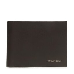 Calvin Klein Голям мъжки портфейл Calvin Klein Ck Concise Bifold 5Cc W/Coin L K50K510599 BAW