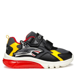 Geox Sneakersy Geox J Ciberdron J55LBB 014BU C0070 S Šedá
