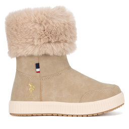 U.S. Polo Assn. Μποτάκια U.S. Polo Assn. VICKI001K/DYF1 Μπεζ