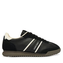 Tommy Jeans Sneakers Tommy Jeans Tjw Low Profile Runner Lthr Mix EN0EN03001 Schwarz