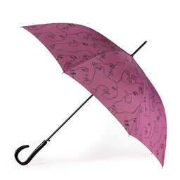 Pierre Cardin Parapluie Pierre Cardin Long Ac Be 82749 Mauve