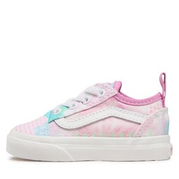 

Кросівки Vans Old Skool Elastic VN0007Q66GL1 Sunny day Multi/True Whit, Голубий