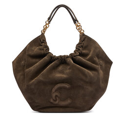 Coccinelle Handtasche Coccinelle V5G Coccinellesmash Suede Bim E1 V5G 11 02 01 Khakifarben
