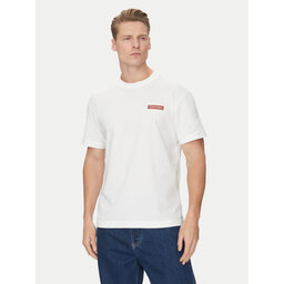 Calvin Klein Calvin Klein T-Shirt Overlay Print K10K114158 Λευκό Regular Fit