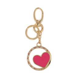 

Брелок Liu Jo Heart Key Ring AF3366 A0001 Gold/Fuxia S1G15, Золотий